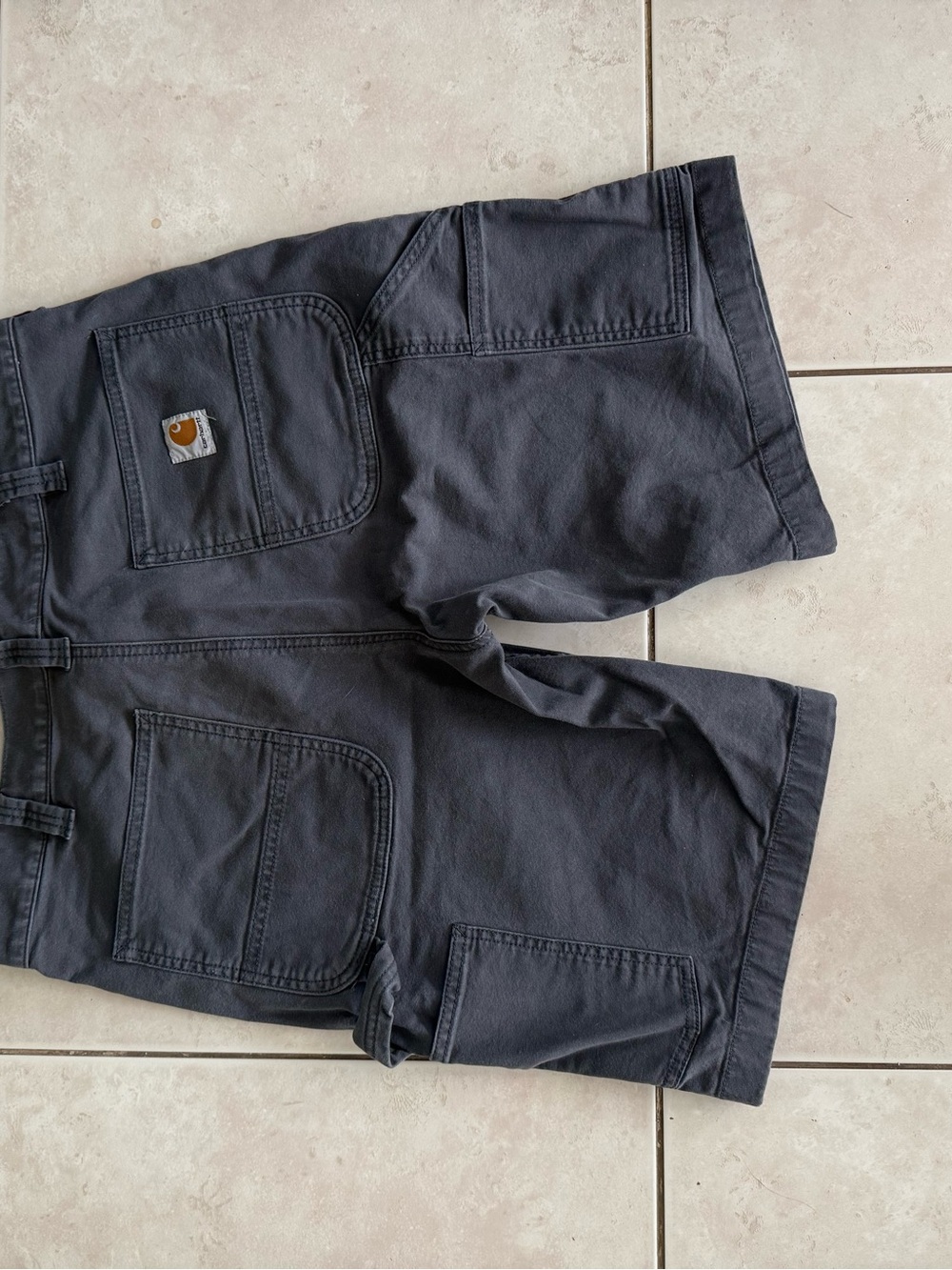 Carhartt Relaxed Fit Utility Shorts Dark Grey